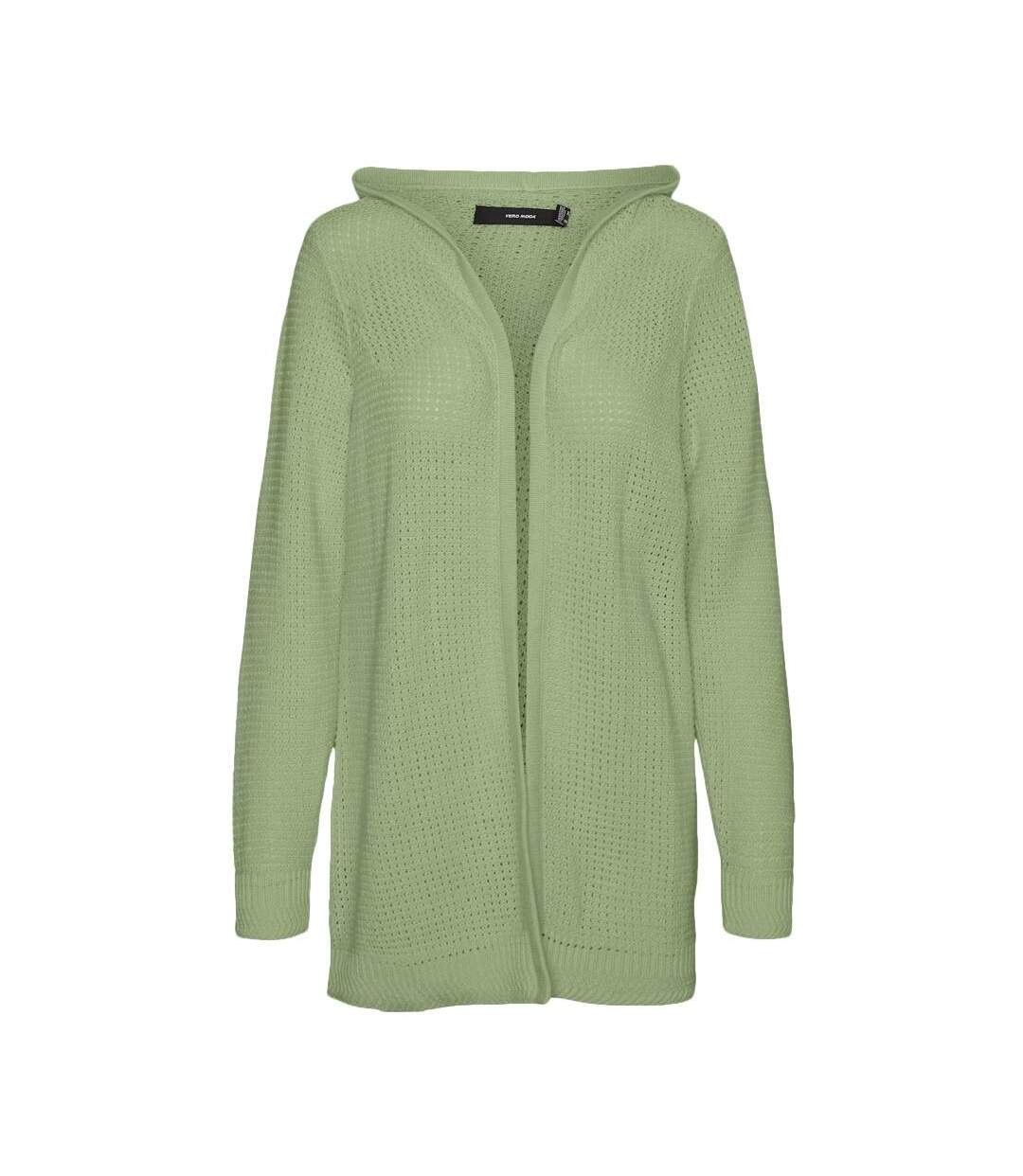 Gilet Long Vert Femme Vero Moda Skyla - M