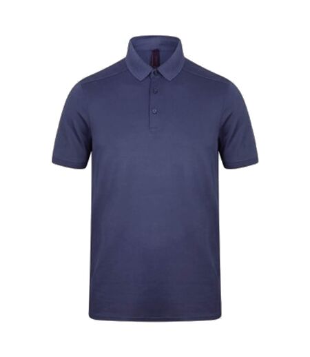 Henbury Mens Stretch Microfine Pique Polo Shirt (Navy) - UTPC2951