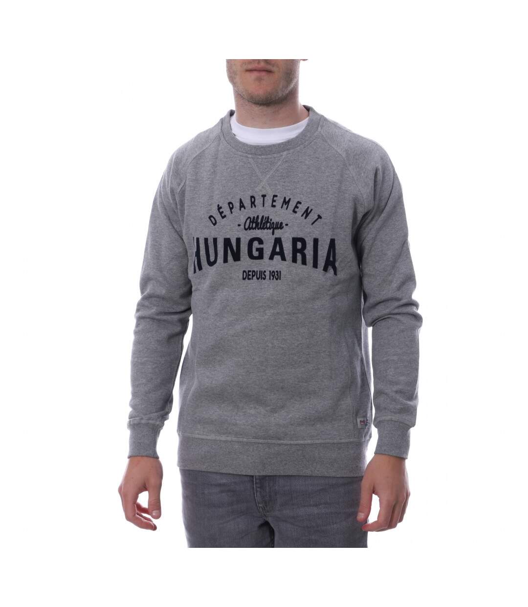 Sweat Shirt Gris Homme Hungaria Legend