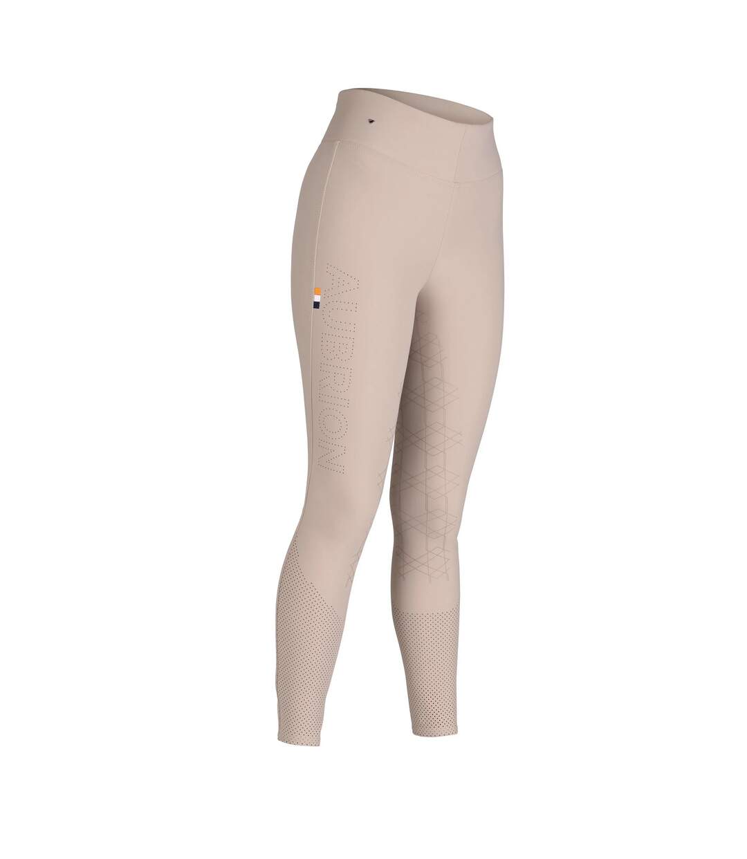 Collant d´équitation optima air femme beige Aubrion-1