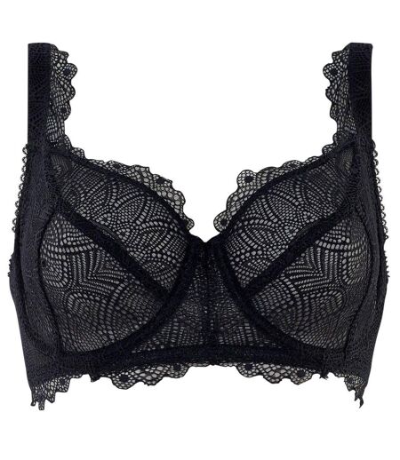 Soutien-gorge grand maintien C, D et E noir Insolente