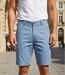 Bermuda WINCHESTER INDUS1 bleu en coton : le confort stylé et modulable pour l'été-1