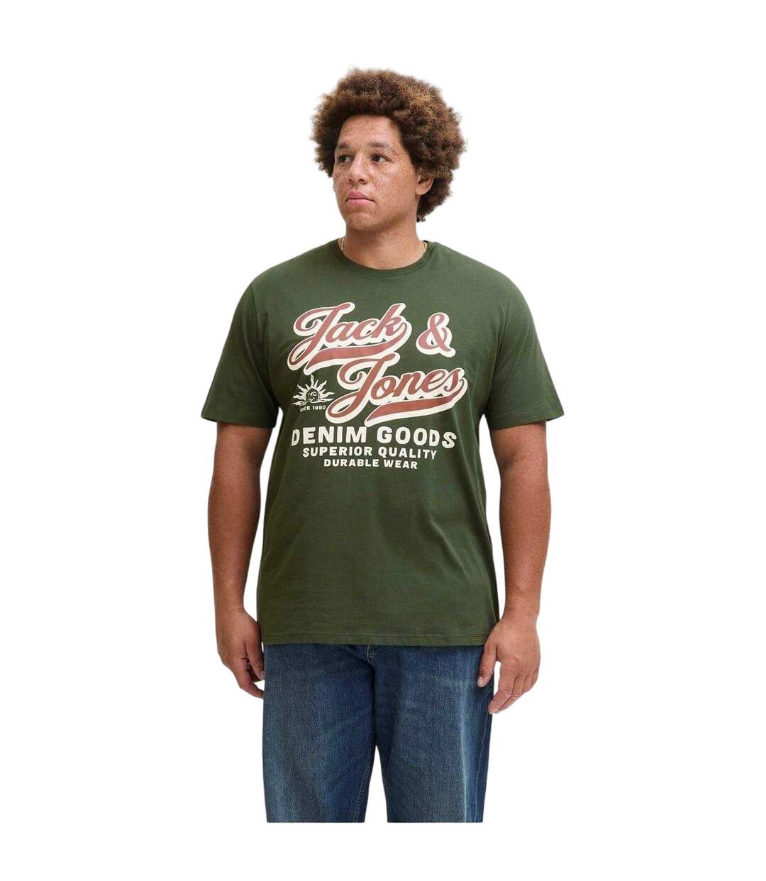 Mens Denim Goods Logo Short-sleeved T-shirt Duffle Bag Jack And Jones-4