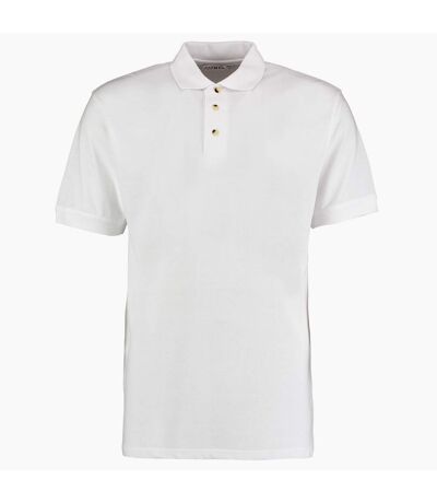Kustom Kit Workwear Mens Short Sleeve Polo Shirt (White) - UTBC606