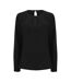 Blouse Manches Longues Femme Noir Henbury-1