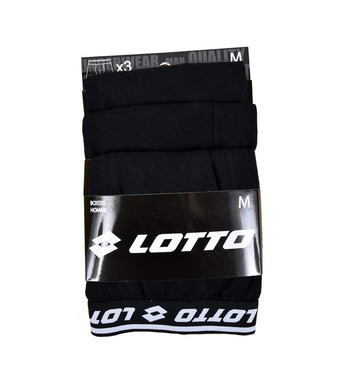 Boxer LOTTO pour Homme 100% COTON - Pack de 9-3