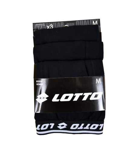 Boxer LOTTO pour Homme 100% COTON - Pack de 9
