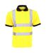 Polo haute visibilité hommes jaune Yoko-1