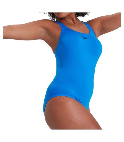 Speedo Womens/Ladies Medalist Eco Endurance+ One Piece Bathing Suit (Bondi Blue) - UTRD2952