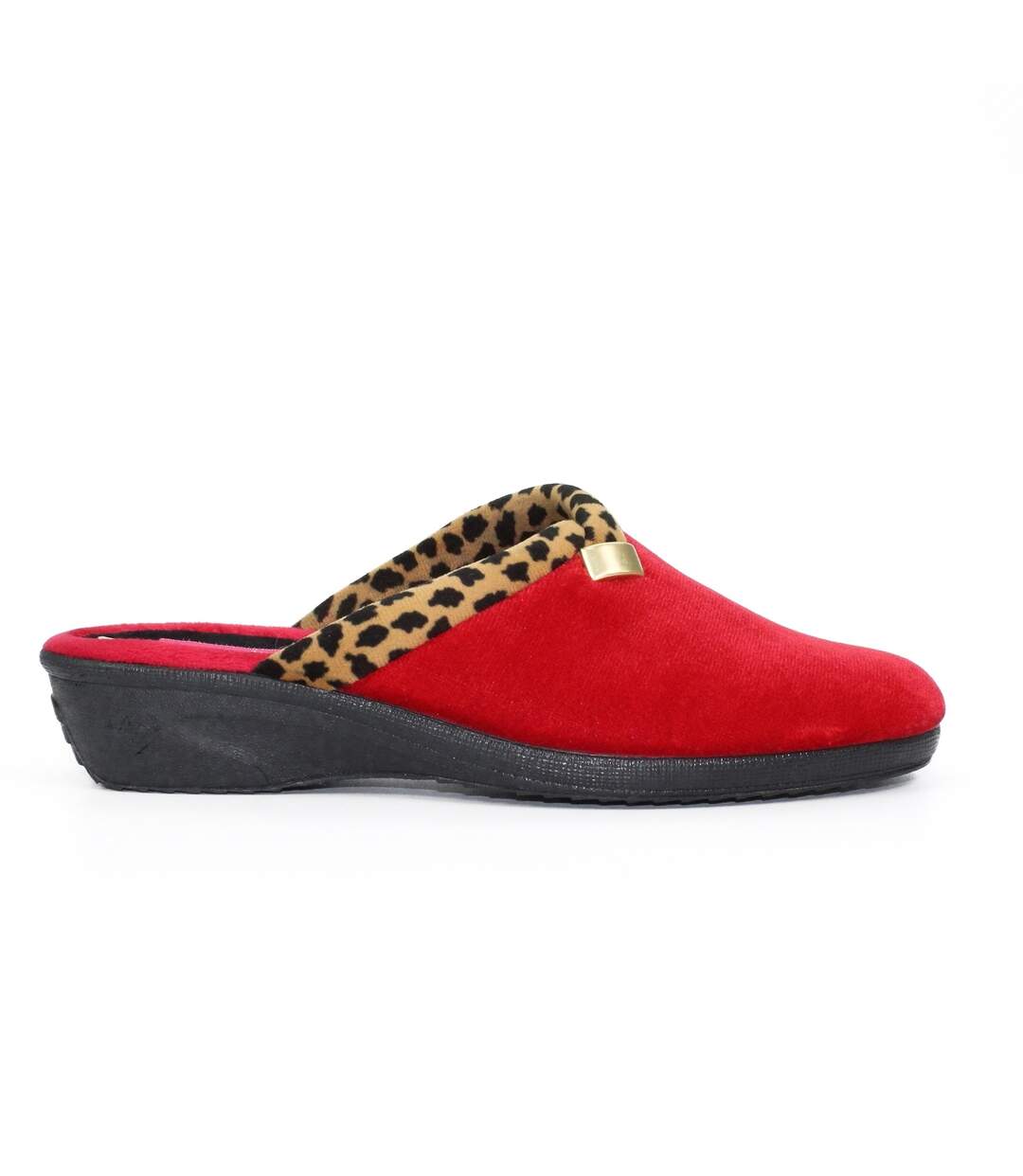 Chaussons michelle femme rouge Lunar