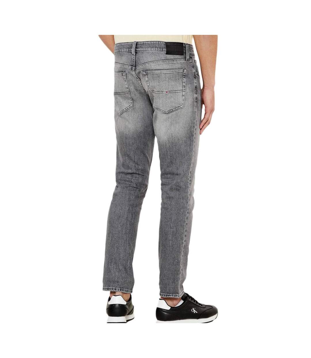 Jean slim gris homme tommy hilfiger scanton dm0dm21379-2