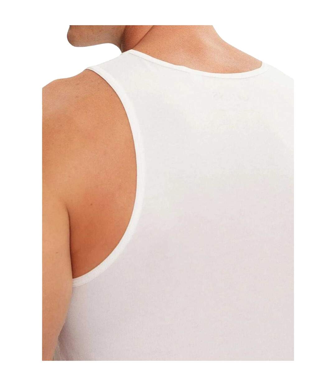 Débardeur Motif/style Logo Homme Blanc Guess-4