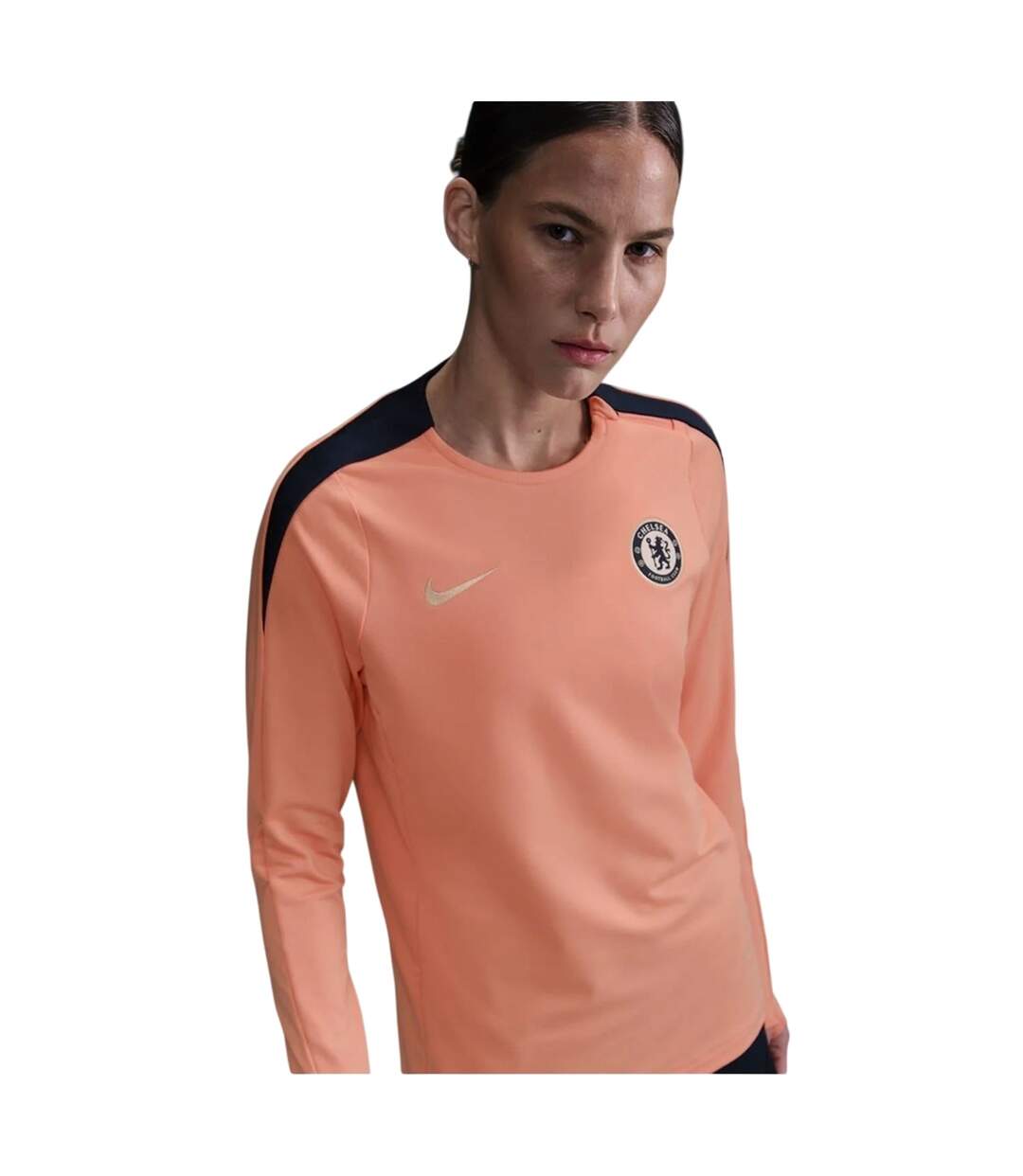 Haut D´entraînement Manches Raglan Motif/style Chelsea Femme Abricot Goyave Nike-4