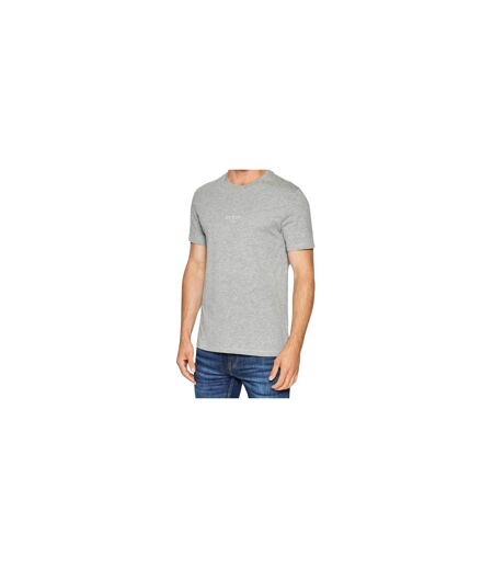 T-shirt Manches Courtes Motif/style Logo Homme Gris Guess