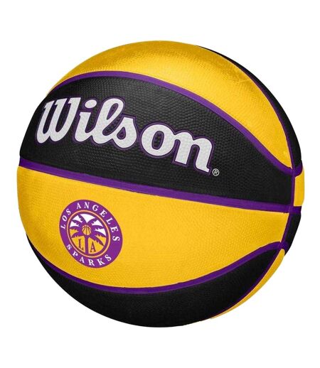 Ballon De Basket Motif/style Los Angeles Sparks Nba Team Tribute Taille 6 Jaune Noir Wilson