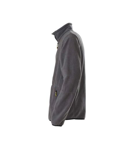 Mens Speedway Fleece Jacket Steel Grey Printer