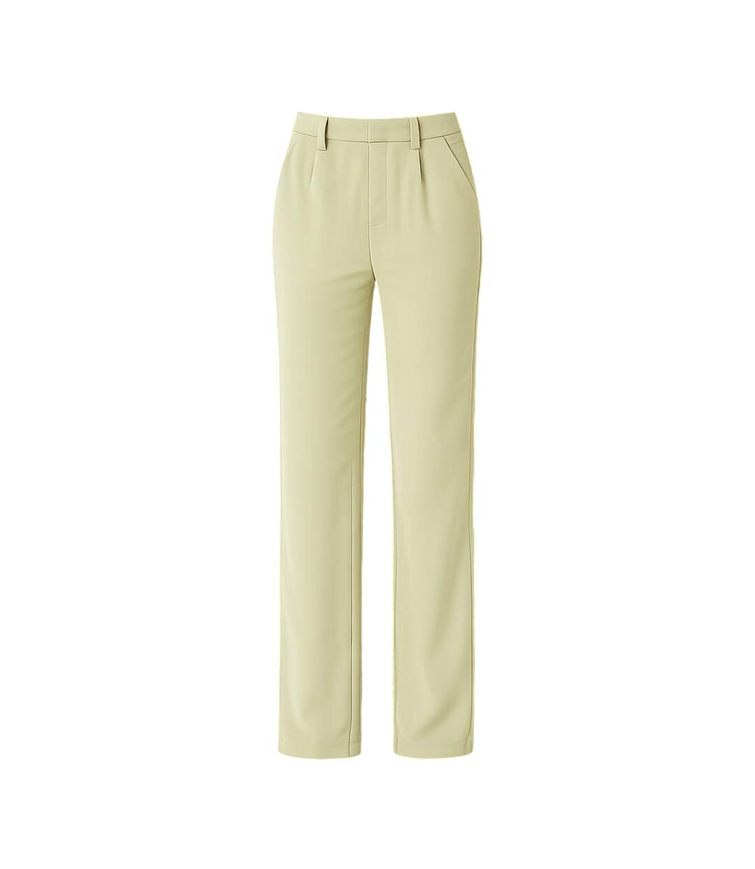 Pantalon Motif/style Uni Femme Vert De Gris Clair Missy Empire-2