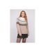 Pull jacquard col montant et motif norvégien KATANA - Dona X Lisa-1