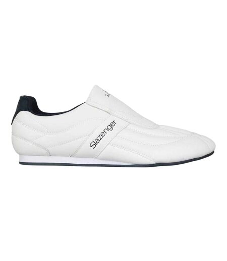 Baskets Warrior Homme Blanc Bleu Marine Slazenger