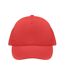 Bicca Organic Cotton Baseball Cap Red MidOcean-4