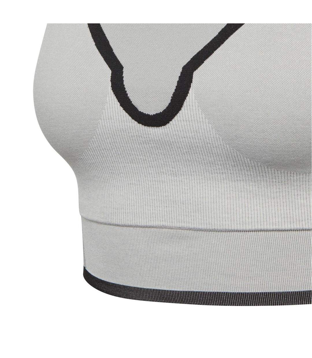 Brassière De Sport Stella Mccartney Femme Gris Adidas-3