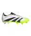 Unisex Adult Predator League Soft Ground Football Boots White Black Lemon Adidas-1