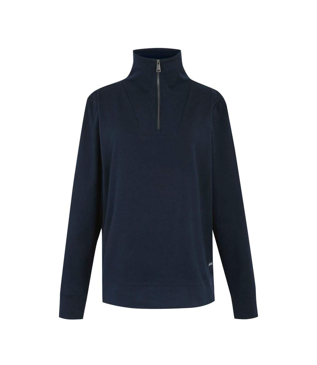 Womens/ladies Demmi Quarter Zip Fleece Top Navy Regatta-2