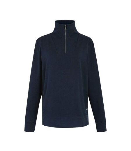 Womens/ladies Demmi Quarter Zip Fleece Top Navy Regatta
