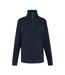 Womens/ladies Demmi Quarter Zip Fleece Top Navy Regatta-2