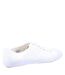 Unisex adult toe cap plimsolls white Mirak-2