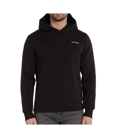 Sweat à Capuche Noir Homme Calvin Klein Jeans Angled - L