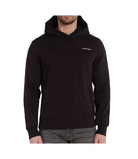 Sweat à Capuche Noir Homme Calvin Klein Jeans Angled - L