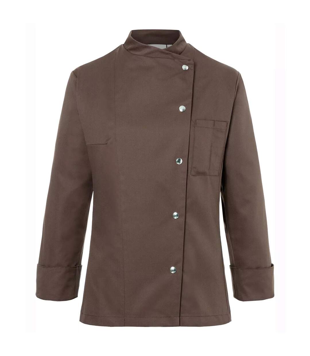 Womens/ladies Larissa Chef Jacket Light Brown Karlowsky-1