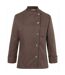 Womens/ladies Larissa Chef Jacket Light Brown Karlowsky-1