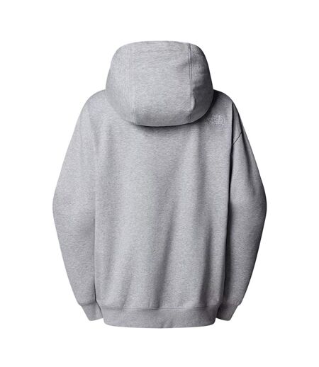 Sweat À Capuche Essential Adulte Gris Clair Chiné Chiné The North Face