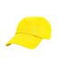 Casquette à profil bas en coton pour enfants jaune Result Headwear-1