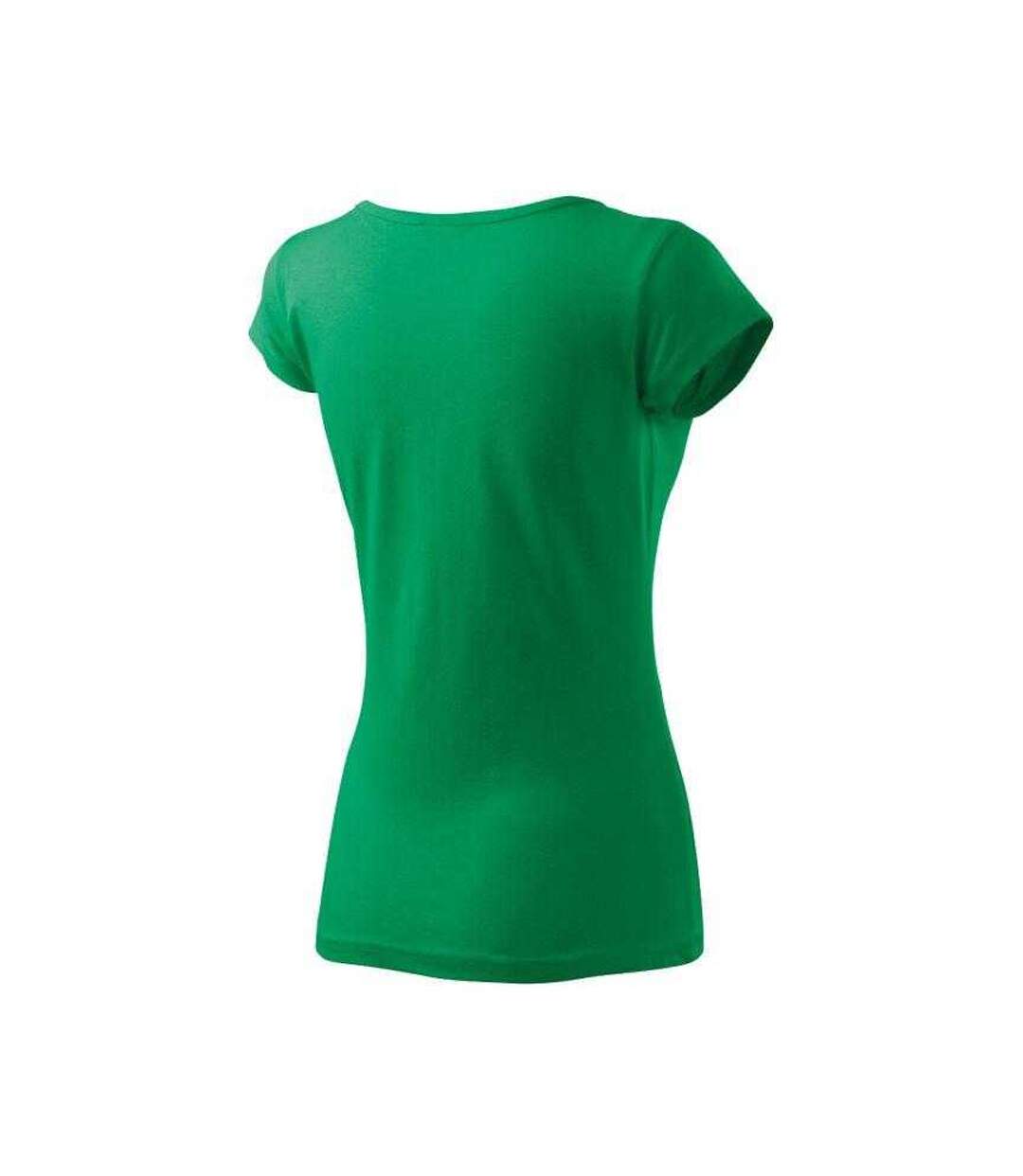 T-shirt Pure Femme Vert Gazon Malfini-3