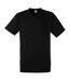 Fruit Of The Loom Mens Heavy Weight Belcoro® Cotton Short Sleeve T-Shirt (Black)