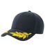 Casquette De Baseball Motif/style 6 Panneaux Winner S Adulte Bleu Marine Atlantis-3