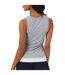 Débardeur Sans Manches Motif/style Superposé Femme Gris Blanc Brave Soul-3