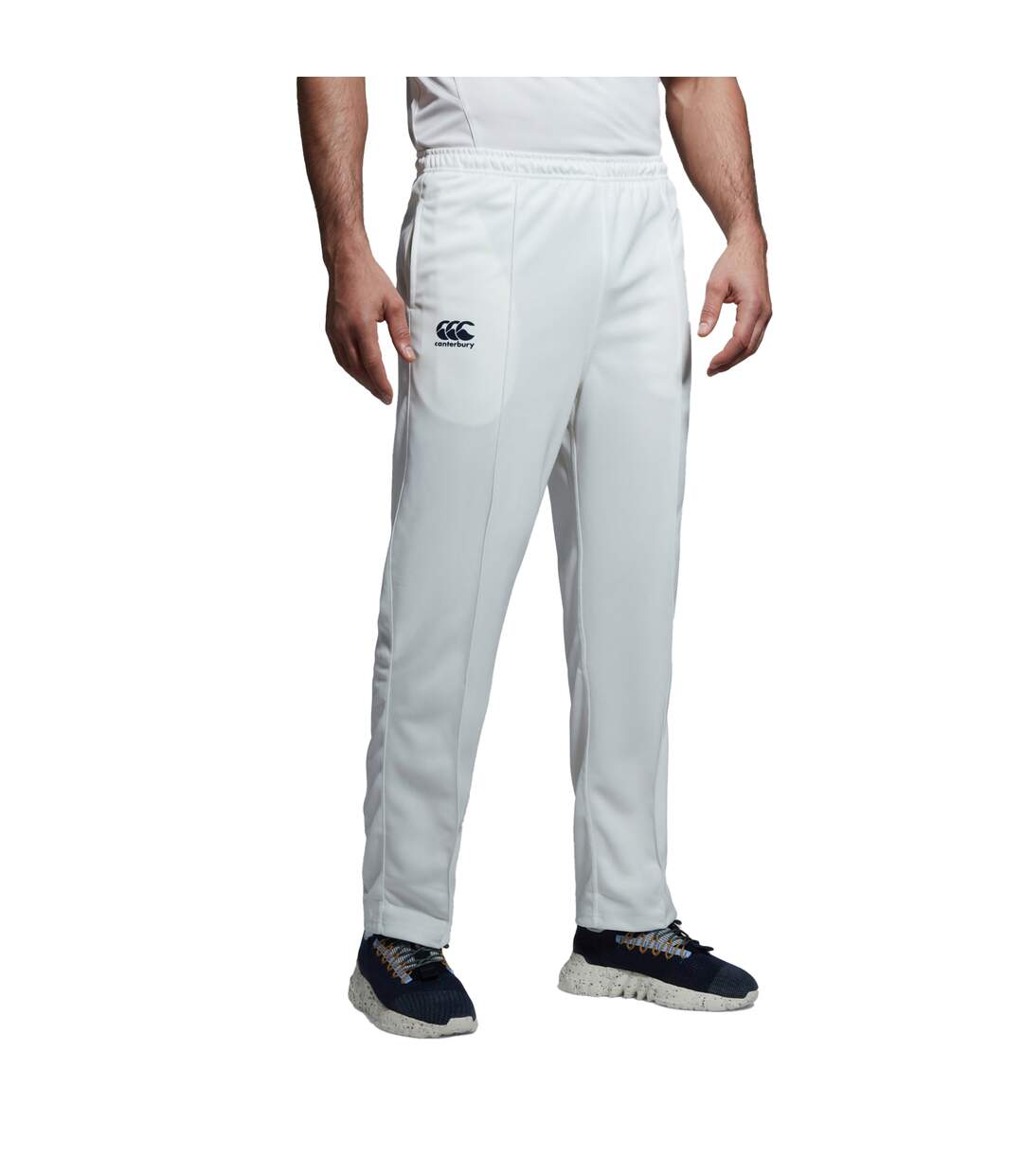 Mens Cricket Jogging Bottoms Cream Canterbury-4