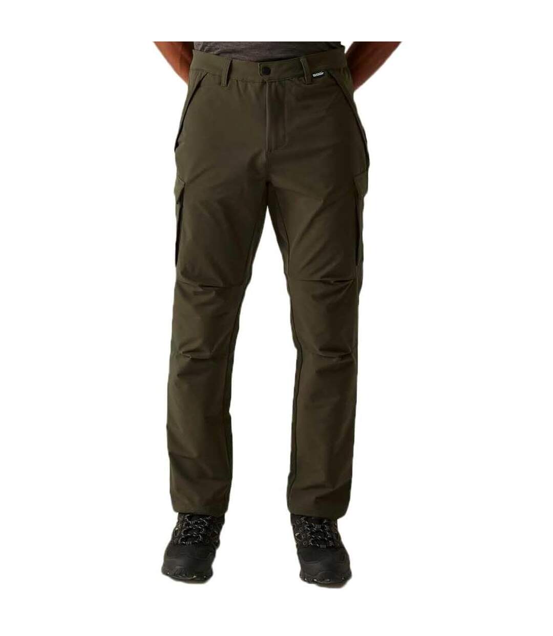 Pantalon À Poches Questra Homme Kaki Foncé Regatta-1