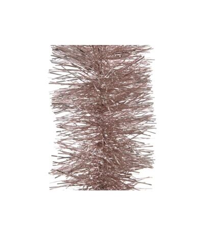 Tinsel shiny garland 270cm blush pink Deco