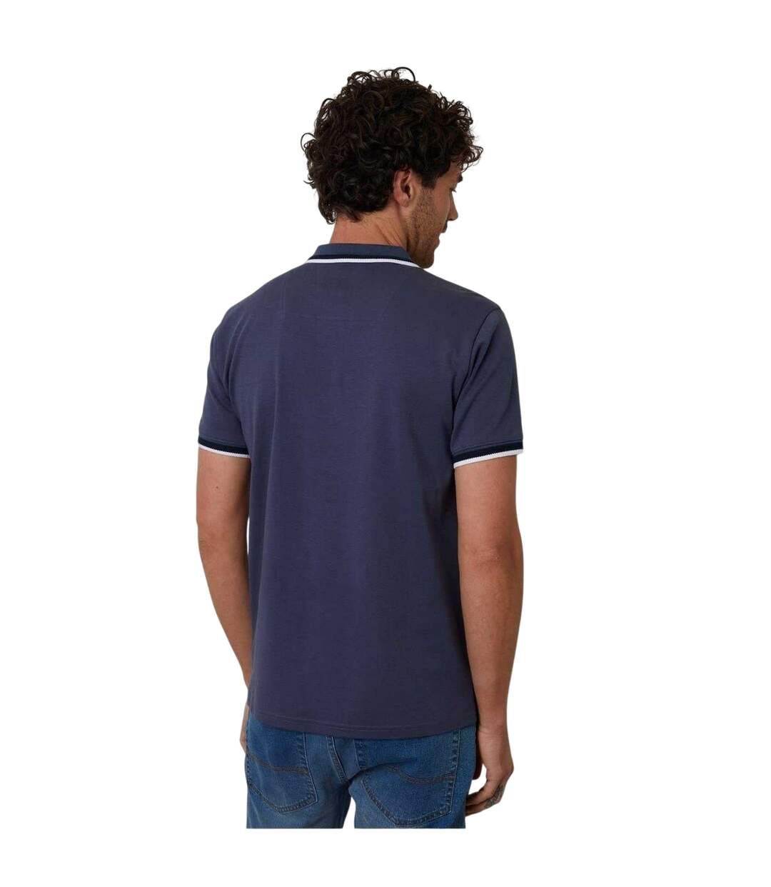 Polo Femme Bleu Threadbare-3