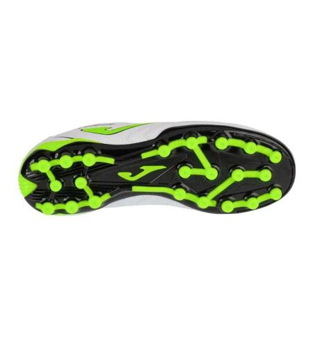 Childrens/kids Toledo Artificial Ground Football Boots White Joma