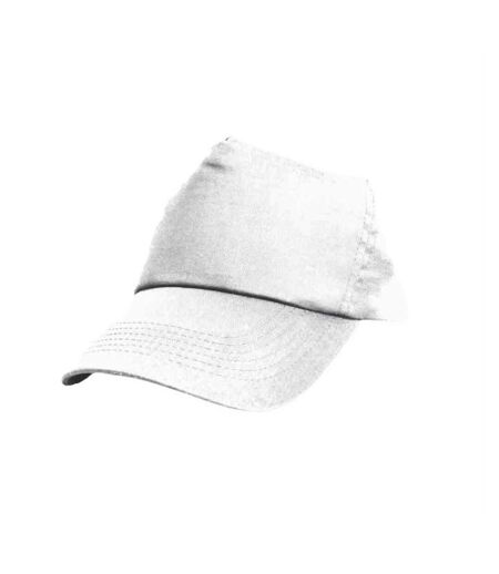 Unisex adult cotton baseball cap white Result Headwear