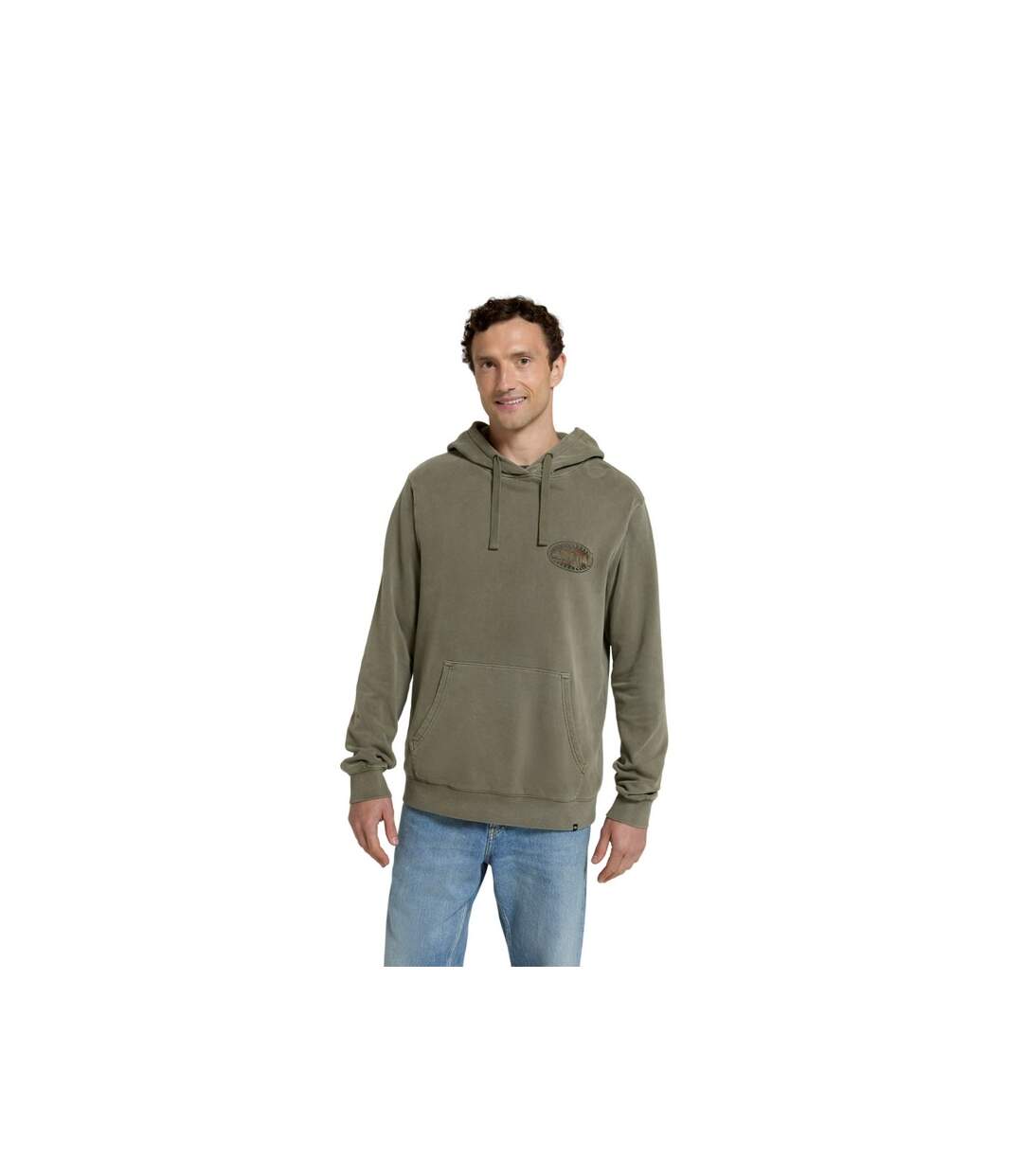 Sweat À Capuche River Homme Vert Kaki Mountain Warehouse-1