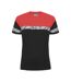 Womens/ladies Progression Hi-vis T-shirt Black Red Projob-1