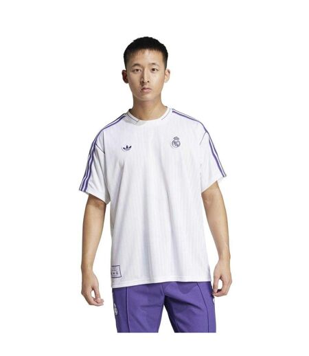 Mens Icon Real Madrid Cf T-shirt White Adidas