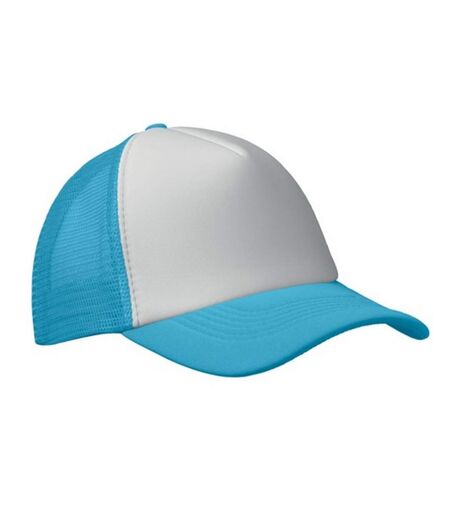 Casquette Trucker Bubble Blanc Turquoise Vif MidOcean